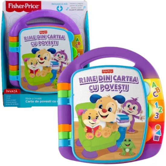 Музыкальная книжечка FISHER-PRICE  со стишками на рум языке