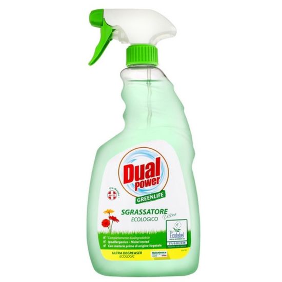 Detergent-Spray impotriva grasimilor DUAL POWER Green Life, 750 ml