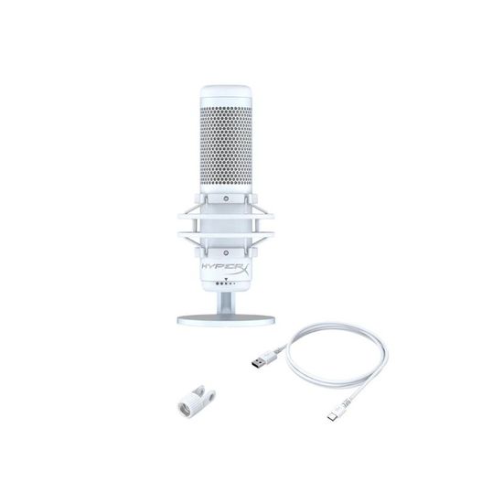 Microphone for streaming HyperX QuadCast S, RGB, White, изображение 8