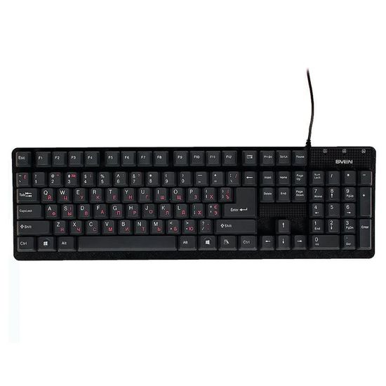 Tastatura SVEN Standard 301, negru, Rus/Ukr/Eng