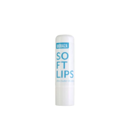 Balsam natural pentru buze BIOBAZA BEEBALM Soft Lips cu unt de shea si extract de  bumbac, 4.5 g, 2 image