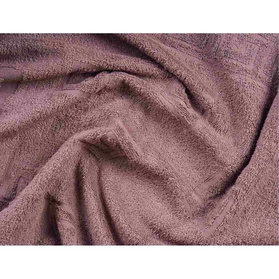 Полотенце для cауны BUMBACEL Grecia, махровое, фиолетовое, 100x150 см, изображение 2