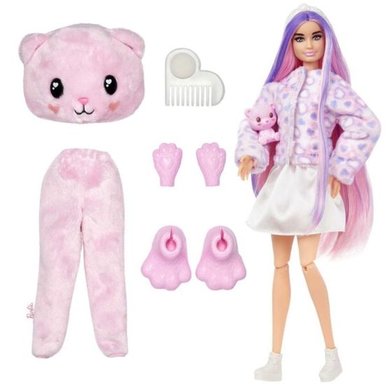 Кукла BARBIE Cutie Reveal, в плюшевом костюме мишки Тедди, изображение 2