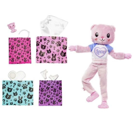 Кукла BARBIE Cutie Reveal, в плюшевом костюме мишки Тедди, изображение 3