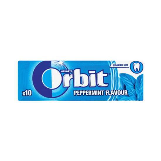Gume de mestecat ORBIT Peppermint, 10 buc