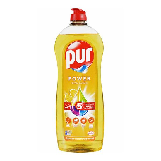 Средство для мытья посуды PUR Power Lemon 750мл