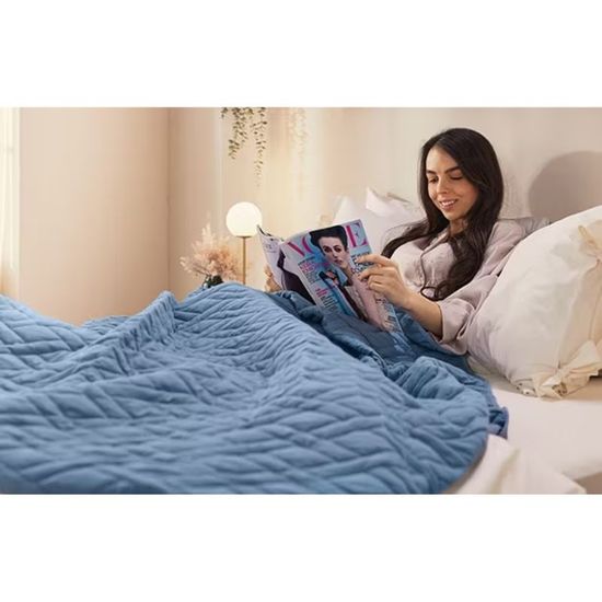 Одеяло DORMEO Essentials 2в1, синий, 140х200 см, изображение 2