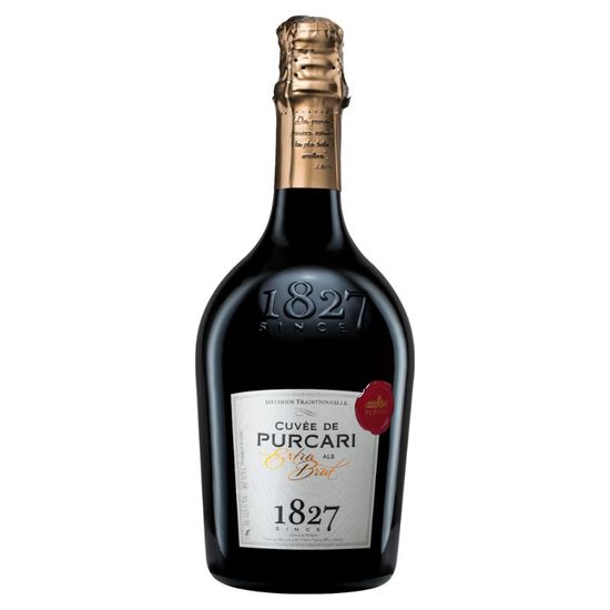 Вино игристое PURCARI Cuvee de Purcari, белое, экстра-брют, 750мл