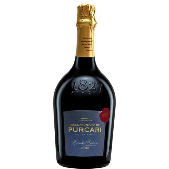 Vin spumant PURCARI Grand Cuvee de Purcari, cu cutie suvenir, alb, extra brut, 750ml