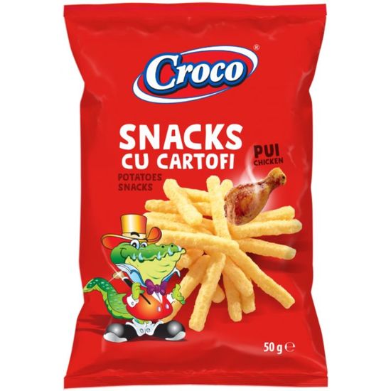 Snacks CROCO сartofi cu pui, 50 g