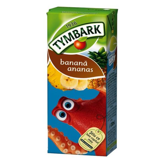Сок TYMBARK, банан-ананас, 200мл