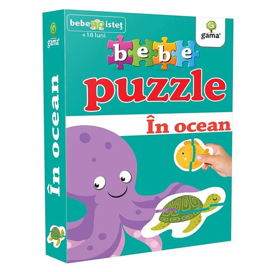 Bebe Puzzle. In ocean
