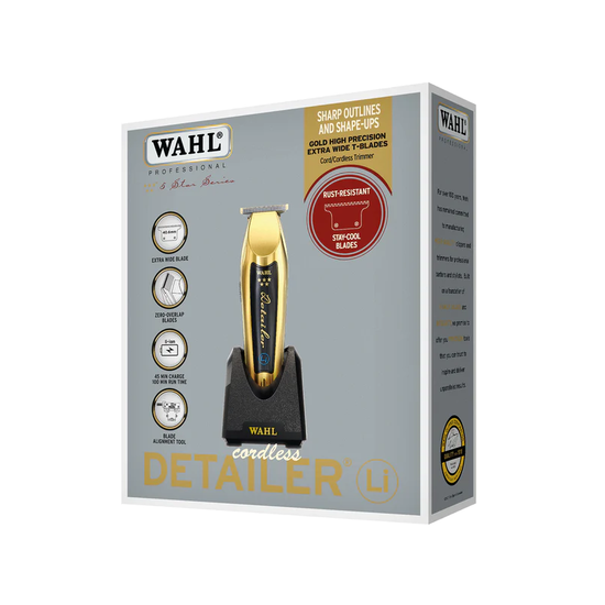 Машинка для окантовки WAHL Detailer GOLD Cordless Li 5-star, изображение 10