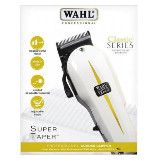 Машинка для стрижки волос WAHL Super Taper, белый, изображение 3
