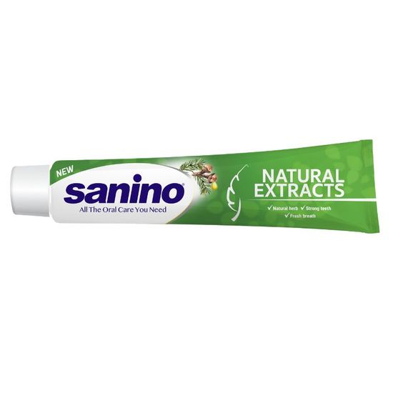 Зубная паста SANINO Natural Extracts, 90мл, изображение 2