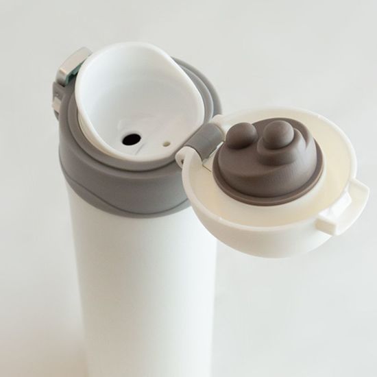Термо-бутылка, белый, 450 мл, изображение 3