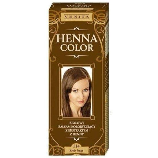 Balsam colorant pentru par HENNA COLOR Nr.114. 50 ml