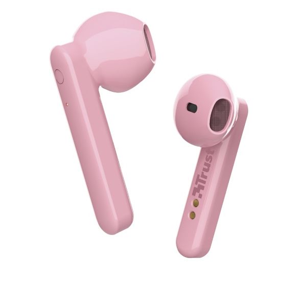 Casti TRUST Primo Touch Bluetooth TWS pink, 4 image