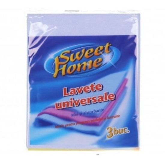 Lavete universale SWEET HOME, 3 buc
