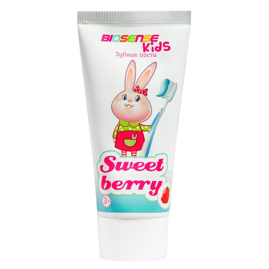 Pasta de dinti pentru copii BIOSENSE, Sweet berry, 50 ml