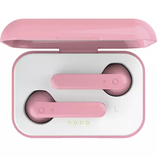 Casti TRUST Primo Touch Bluetooth TWS pink, 5 image
