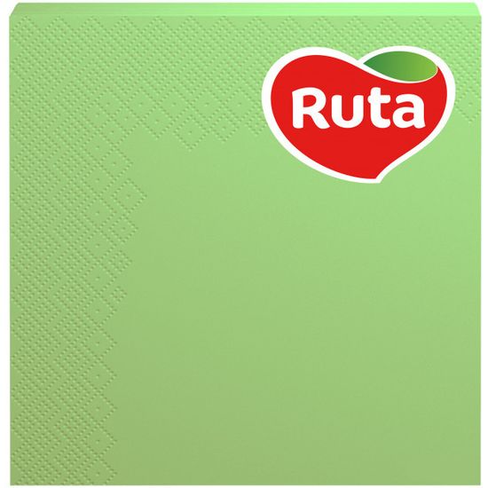Servetele de bucatarie RUTA, 3 straturi, verzi, 33 x 33 cm, 20 buc