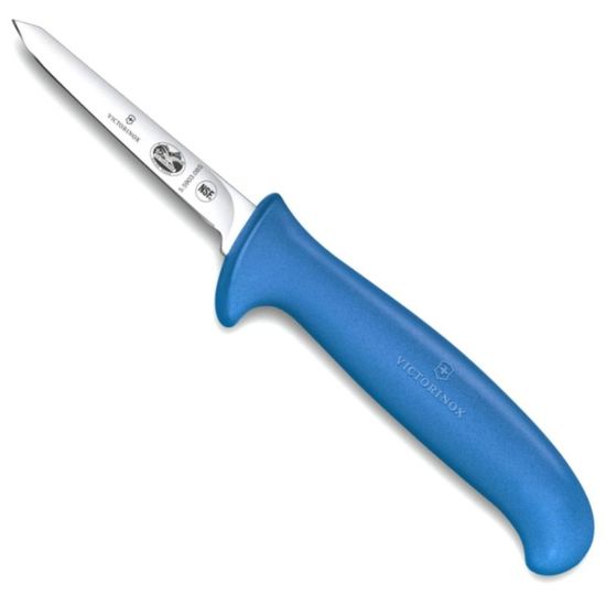 Нож VICTORINOX Fibrox, sticking, 8cm, strainght, small, blue, 5.5902.08S, изображение 3