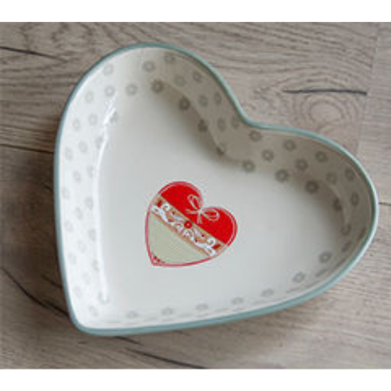 Блюдо керамическое Dolce Country, в форме сердца, 22 х 20 см, изображение 2