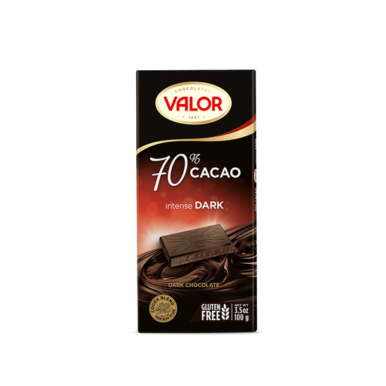 Шоколад Valor черный 70% 100 г