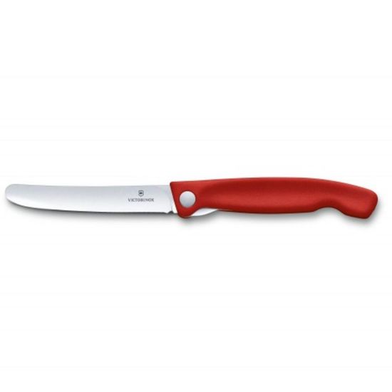 Cutit VICTORINOX Swiss Classic, foldable paring, 11cm, straight, red, 6.7801.FB