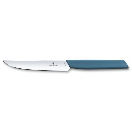 Cutit VICTORINOX Swiss Modern, steak, 12cm, straight, cornflower, 6.9006.122