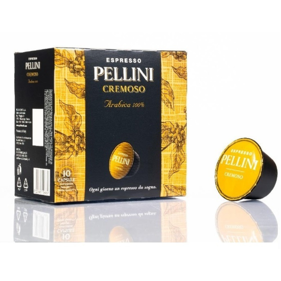 PELLINI Кофе в капсулах CREMOSO arabica 100% 10x7,5гр