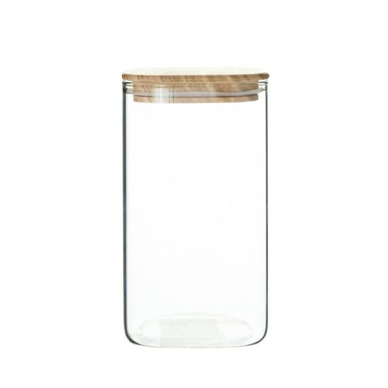Borcan CASAMASA Forest, capac din lemn, 1100ml