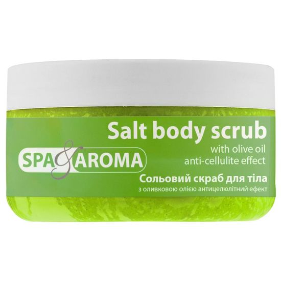 Скраб для тела SPA & AROMA, солевой, с оливковым маслом, 250 г, изображение 2