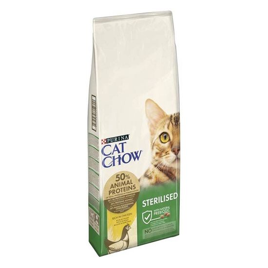 Hrana uscata pentru pisici CAT CHOW Sterilised Pui, 15kg