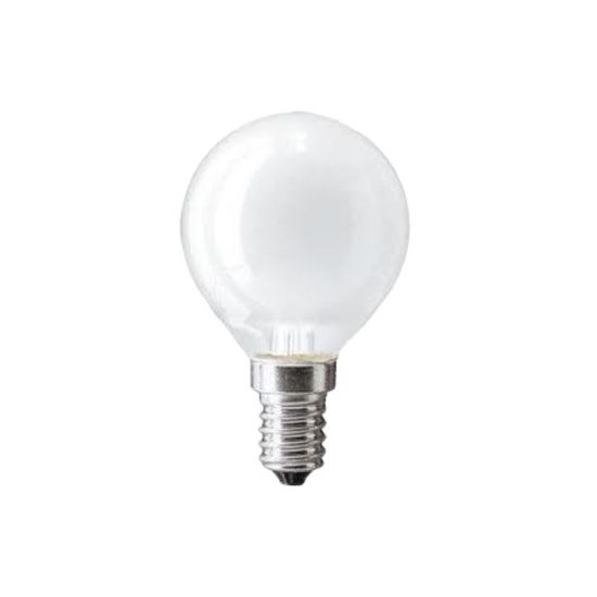 Лампа накаливания PHILIPS P45/STAND/E14/40W/230V/FR, матовая, шар