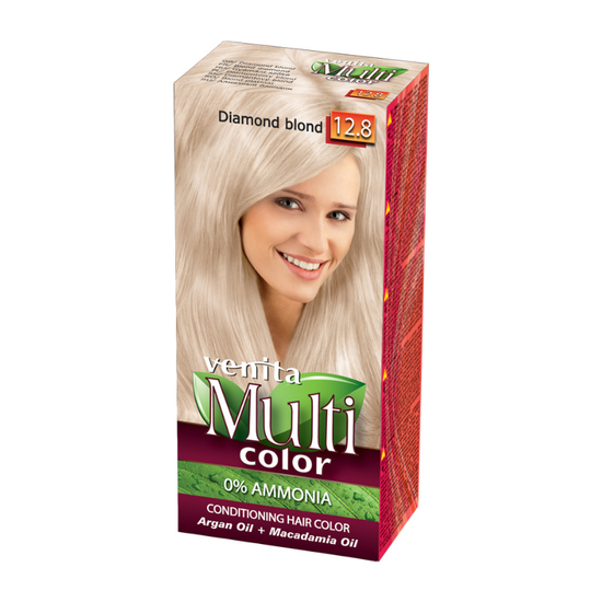 Vopsea pentru par VENITA MultiColor, briliant blond 12.8, 100 ml