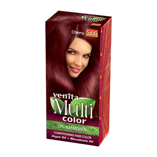 Краска для волос VENITA MultiColor, черешня 5.66, 100 мл