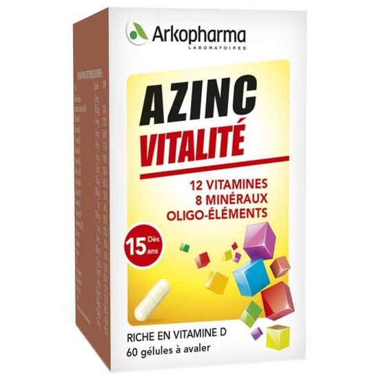 Витамины AZINC Vitalite, для взрослых, N60