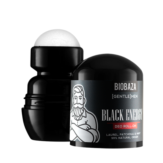 Deodorant BIOBAZA BLACK ENERGY, paciuli si menta, 50 ml, 2 image