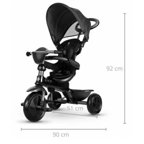 Bicicleta pentru copii QPLAY Cosy Black, 3 image