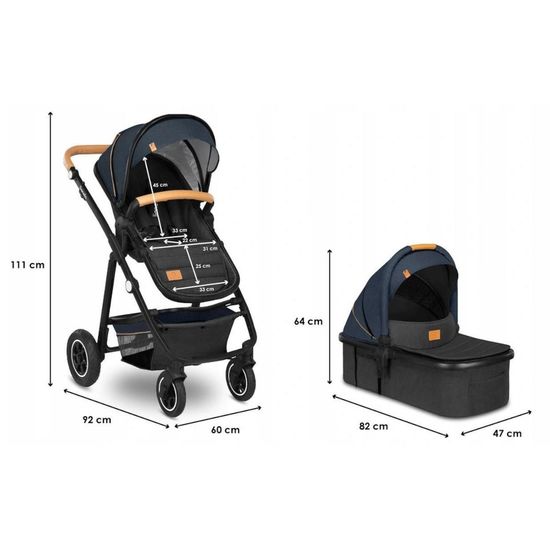 Carucior LIONELO Amber 3in1, Blue Navy, 7 image