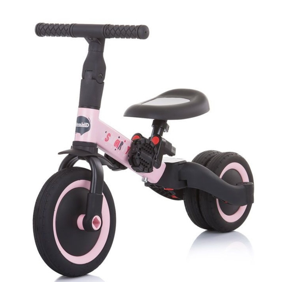 Biciclete fara pedale cu 3 roti 2in1 CHIPOLINO Smarty, roz, TRKSM0204LP, 2 image