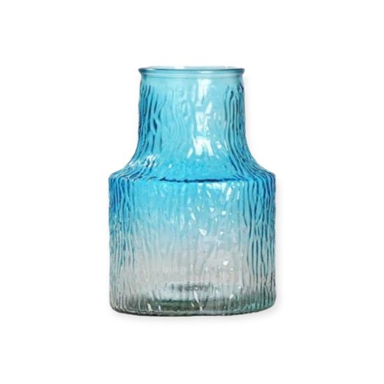Vaza trasparenta VE12, sticla, 21 cm