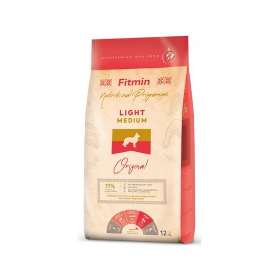 Hrana uscata FITMIN dog medium light, 12 kg