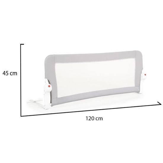Защитный барьер для кроватки MONI Bed Rail Grey, 120 см, изображение 4
