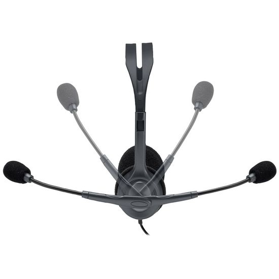 Наушники LOGITECH Stereo Headset H111, черные, изображение 4
