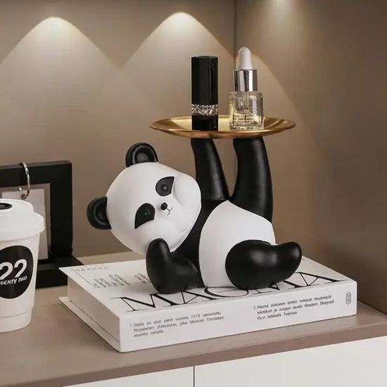 Figurina-suport pentru chei "Panda" 29 cm, ceramica, 3 image
