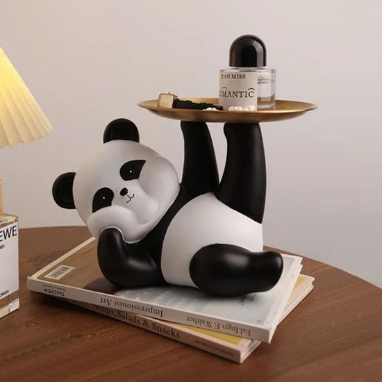 Figurina-suport pentru chei "Panda" 29 cm, ceramica, 2 image