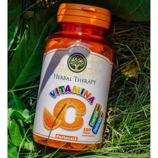 Vitamina C 100 mg cu Glucoză și Aromă Portocală, №120, 3 image